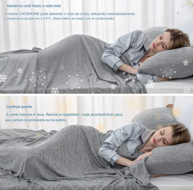 Cobertor de resfriamento para dormir -  Sleep Well