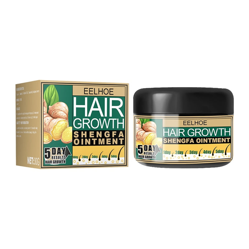 30g Creme com Gengibre para Crescimento de Cabelo Hair Growth ™ - Tratamento de Queda de Cabelo e Hidratante!
